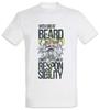 With Great Beard Comes Great Responsibility T-Shirt Odin Odhin Fun Vikings Norse