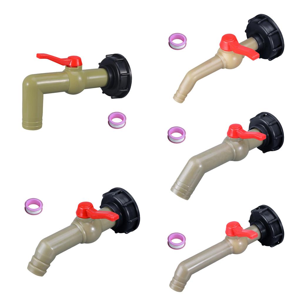 IBC Outlet Tap Tank Accessories Tap Ball Valve 1inch Adapter Coarse Thread Outlet Tap for IBC Container Water Tank