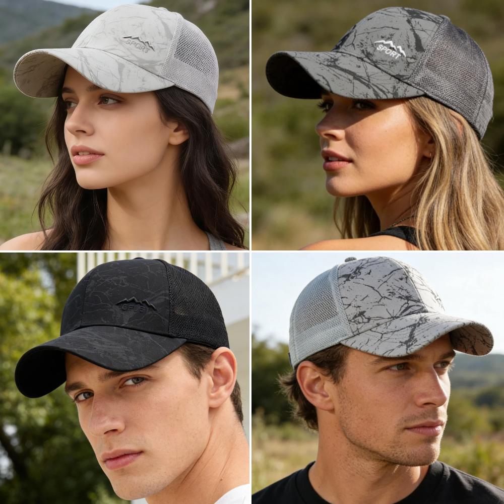New Style Unisex Camouflage Mesh Baseball Cap Breathable Summer Hat Caps Outdoor Sun Protection Hiking Fishing Trucker Hats