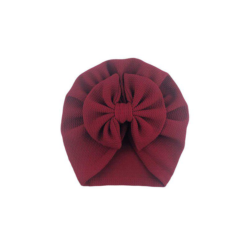 Bowknots Baby Hat Soft Turban Solid Big Bow jente Bonnet cap For Newborn