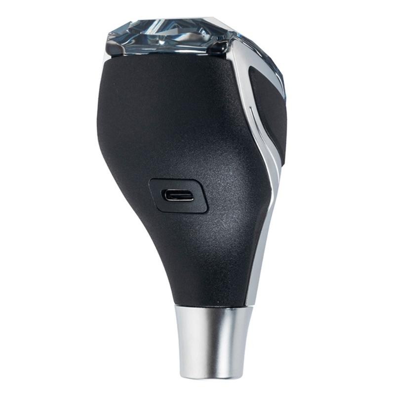Multicolor Dynamic Light Effect Gear Shifter Knob Make Of PC Material For Cars Easy Installation Ergonomic Shifter Knob