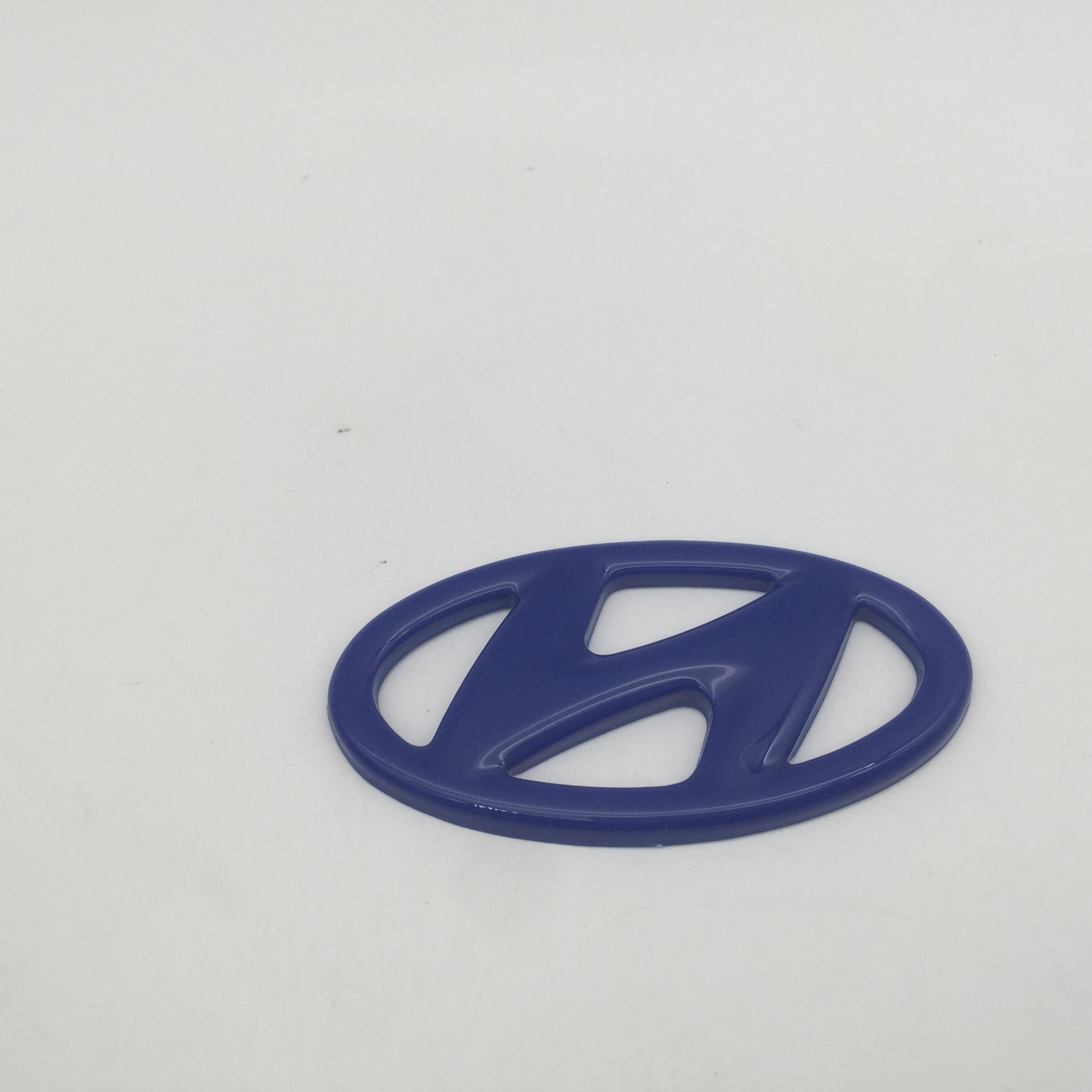 

1pcs 3D ABS 62mmX32mm for car Emblem Steering Wheel Center Badge sticker Decal Styling Auto accessories синій