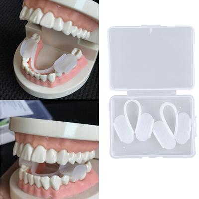 2 Stücke Dental Mundschutz Bruxismus Schiene Zähneknirschen Schlafmittel Zahnspangen Werkzeug