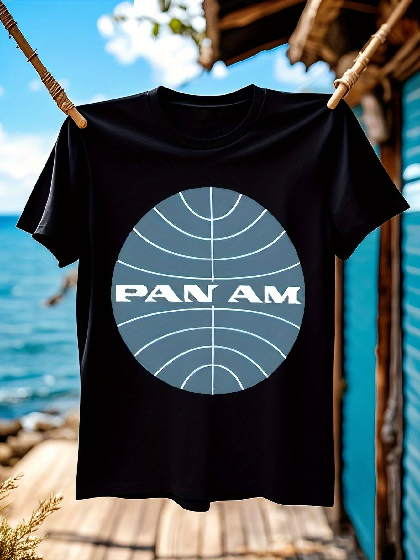 Vintage Tshirt Vintage Pan Am 1950s Retro Aviation Tshirt... XXXXL