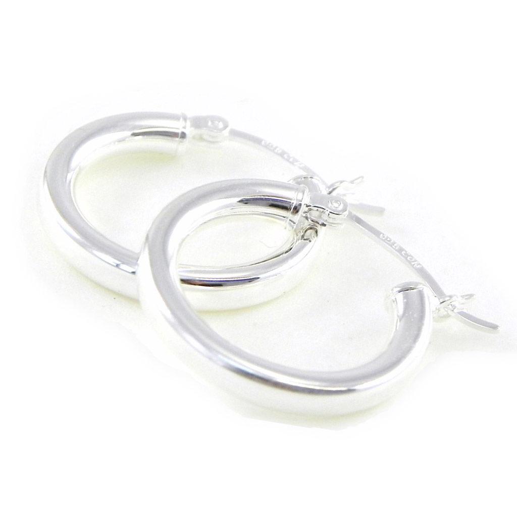 Les Trésors De Lily [B9844] – Silberne Creolen „Femina“, 2 cm