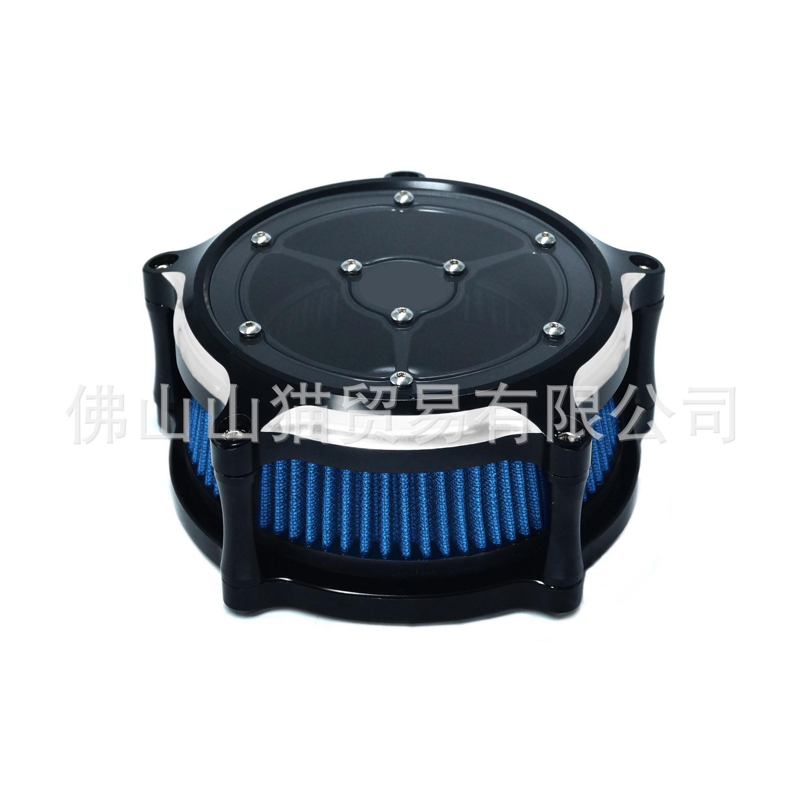 

Harley Dyna Softail Fat Boy Road King Glide CNC Сборка очистителя воздушного фильтра