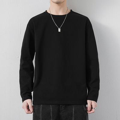 Pánske ležérne jednofarebné mikiny s okrúhlym výstrihom Klasická mikina Pulóver Streetwear s dlhým rukávom Trendy štandardná mikina