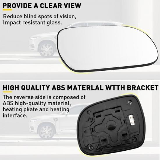 Right Heated Mirror Passenger Glass For 2004-2009 Lexus RX300 RX330 RX350 RX400H
