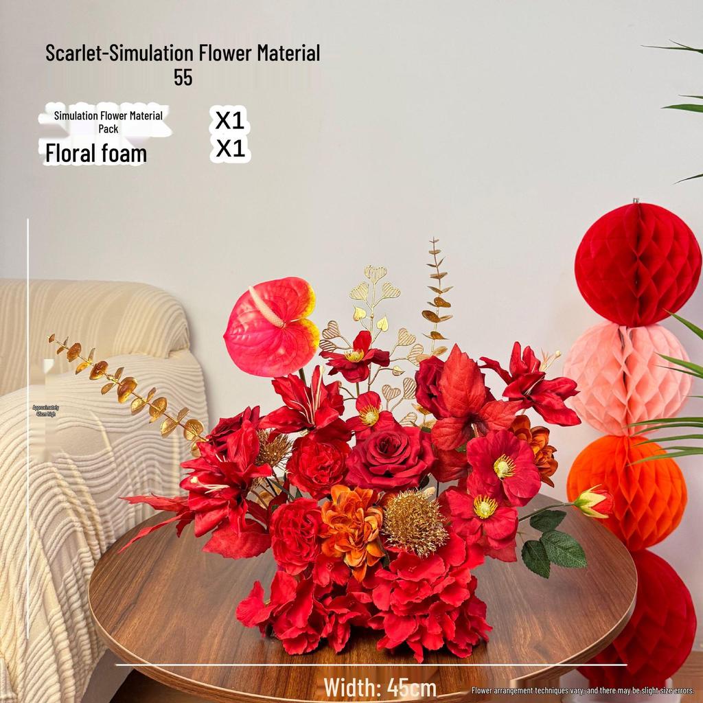 Mori-Style Artificial Floral Arrangement for Weddings & Dining Tables
