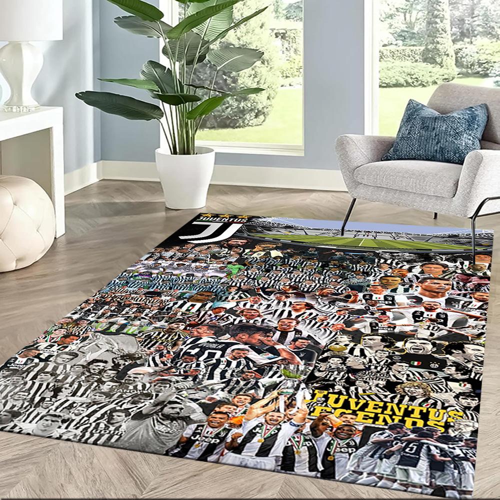 Juventus Floor Rug Office Rug Suitable For Entryway Kitchen Dormitory Study Room Antislip Rug Anime Office Decor
