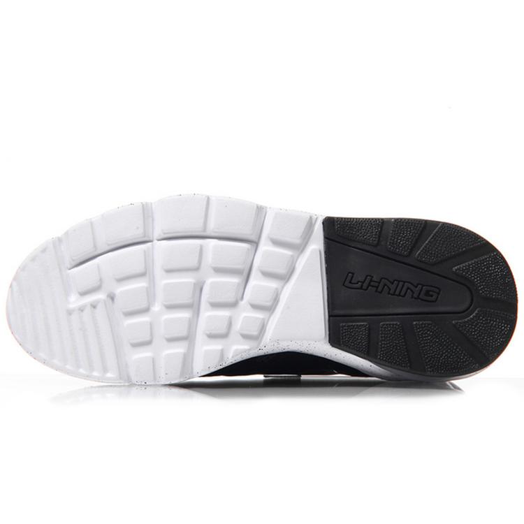 New LINING Bubble Casual Shoes Women's Low Top Black/White AGLM022-1