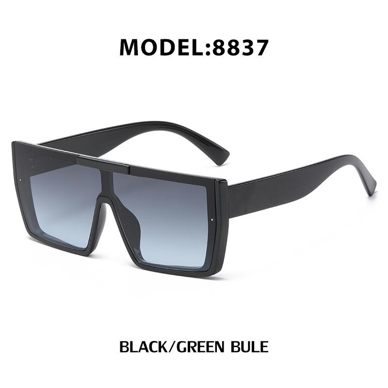 Box Sunglasses Women'S Trend One-Piece Sunglasses Men'S Sunglasses