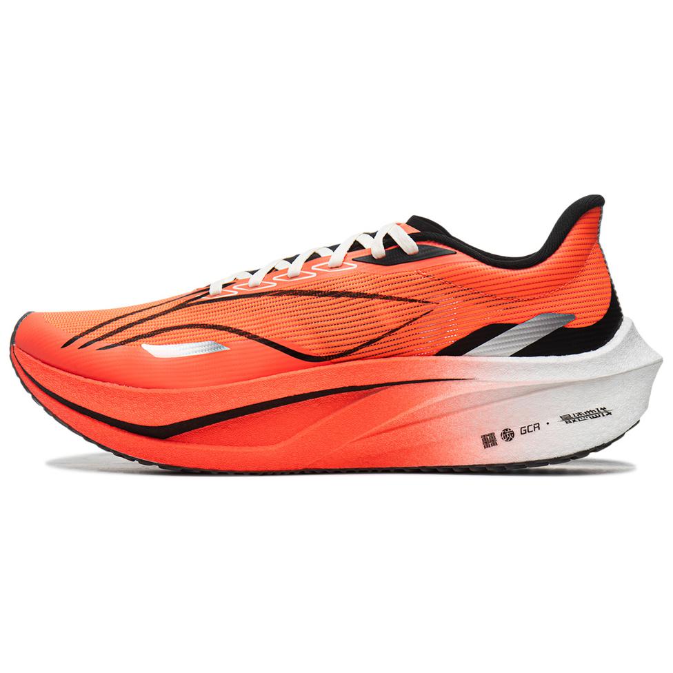 

new LINING Feidian 4 Challenger Running Shoes Men s Low top Neon Fruit Red/Fluorescent Bright Orange 46