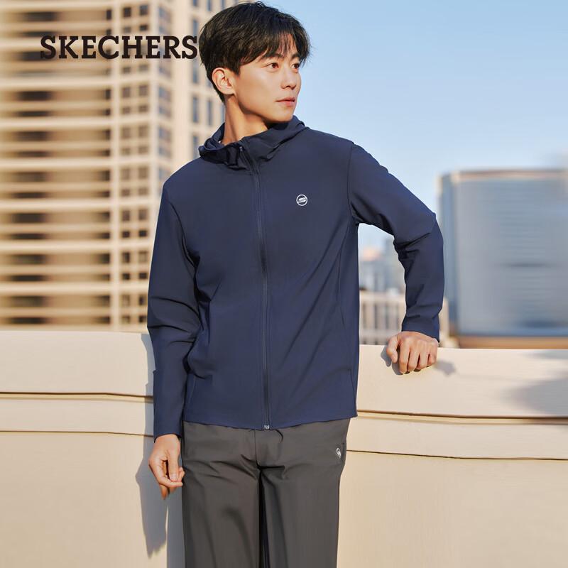 

Skechers Men s Cooling Lightweight Quick-Dry Sun Protection Hoodie S