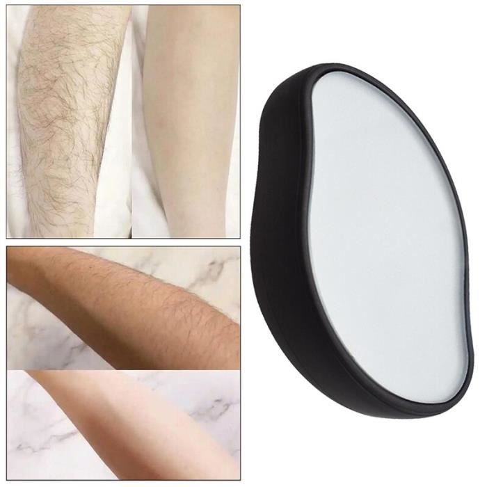 Blue - Crystal Glass Physical Epilator, Hair Removal Eraser, Painless, Body Beauty, Hair Removal Tool, 20