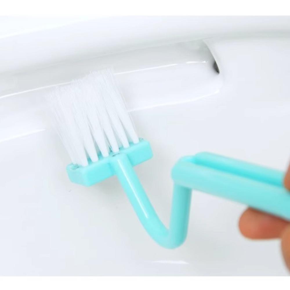 3PCS Curved Toilet Brush Long Handle Toilet Cleaning Brushes Household Deep Cleaning Tools Bathroom Accessories