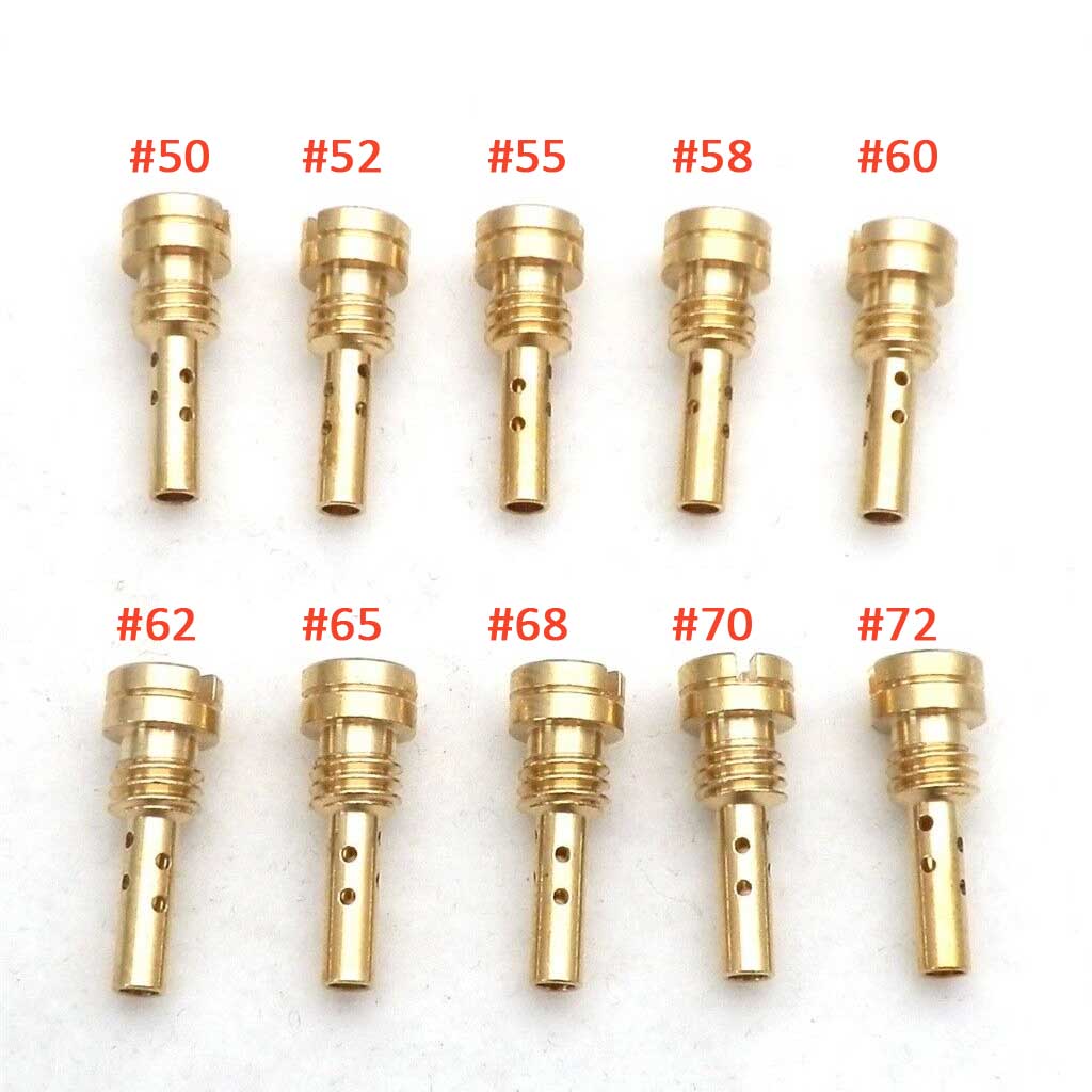 10pcs Slow Pilot Jet 4.5X0.75mm Thread for Keihin Kawasaki CV CVK FCE FCR Carburetor N424-25 Injector Nozzle