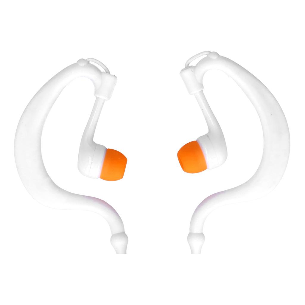 Swimming Headphones 3.5mm Plug Waterproof Conduction Headphones with Replace Earplugs for Swimming Running Surfing
