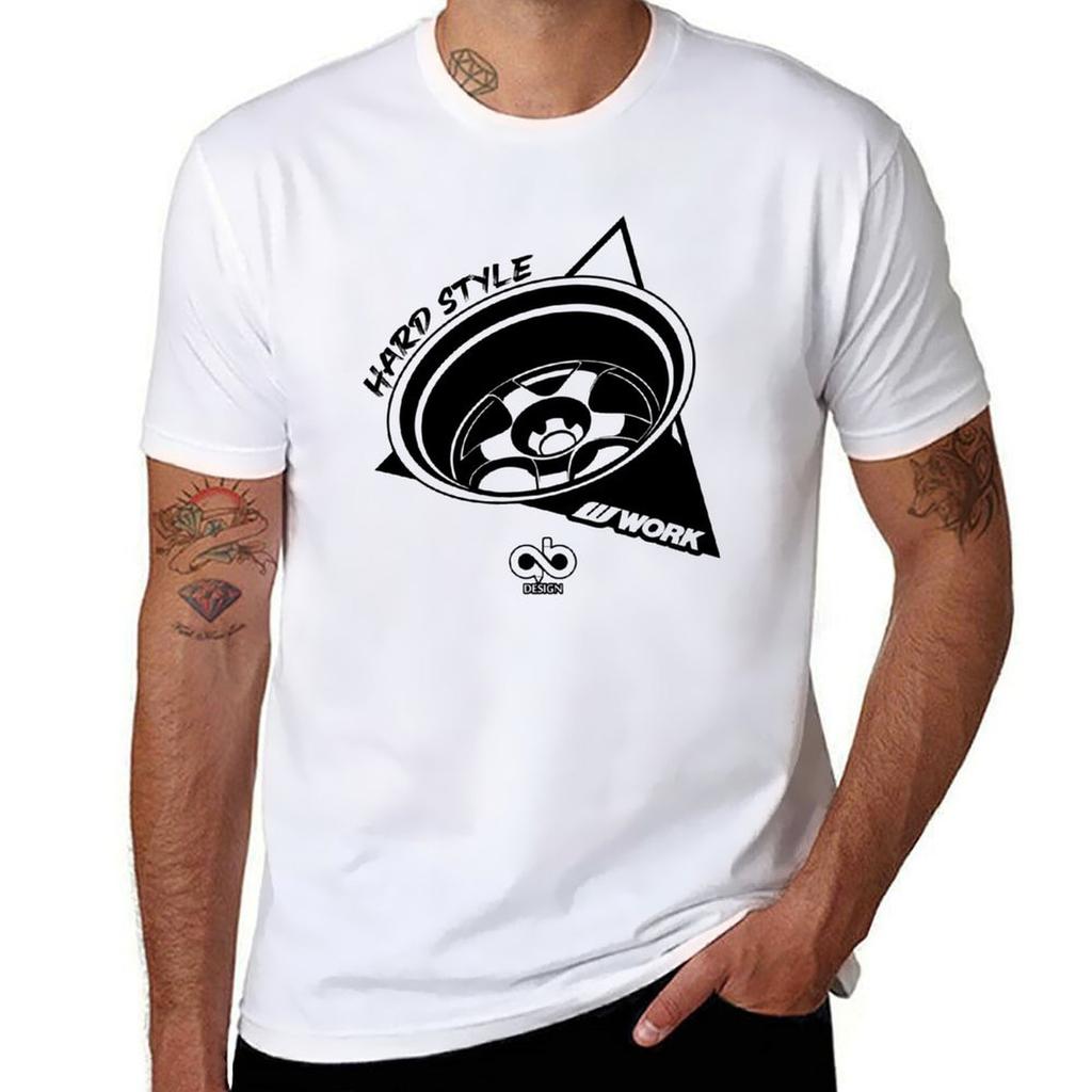 Work Wheelshard Style Tshirt Lightweight Casual Summer Tshirt