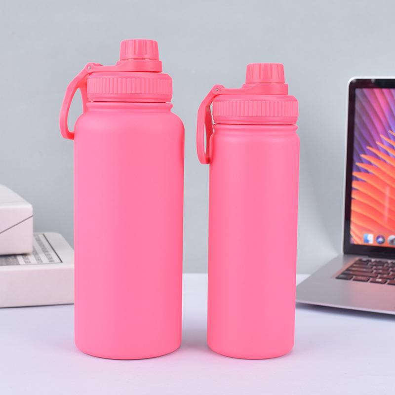 

Gradient 32oz Ice King Thermos - Double-Layer Stainless Steel Water Bottle 32oz розы красного