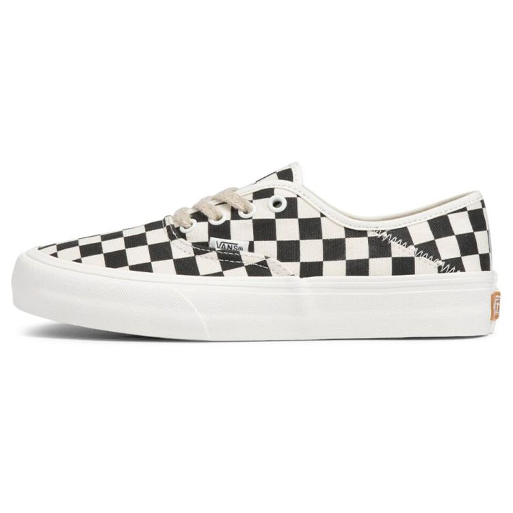 Vans Authentic Canvas Checkerboard Low Top Skate Shoes Unisex Sneakers Black White VN0A3MU642E