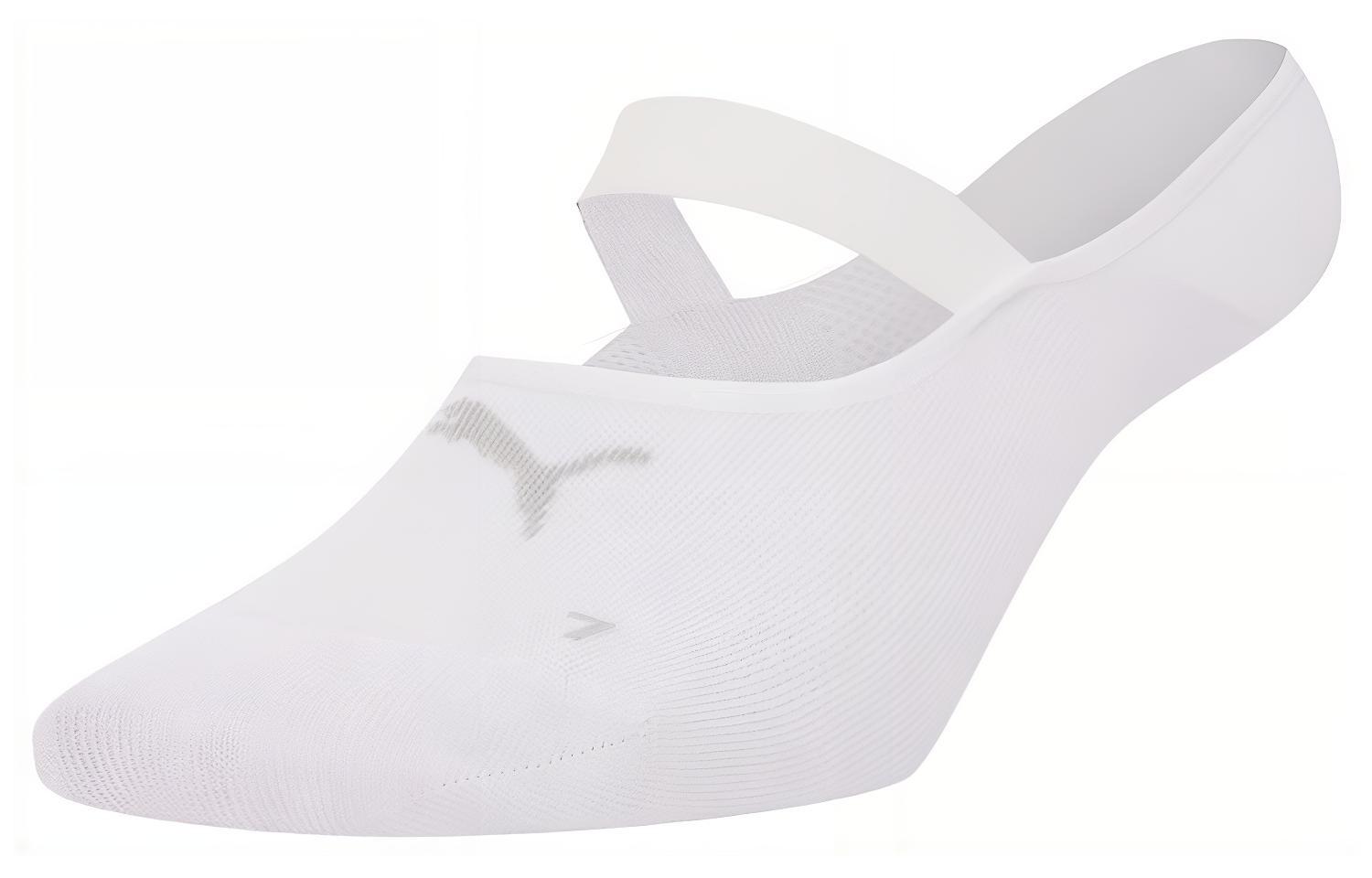 PUMA No Show Socks Women s White 935565-02 35/38