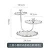 Three Layer Bear Fruit Plate Creative Candy Snack Dessert Plate Wedding Party Cake Display Rack Home Kitchen Ceramic Tableware