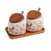 A1 New Chinese Ceramic Spice Jar Set