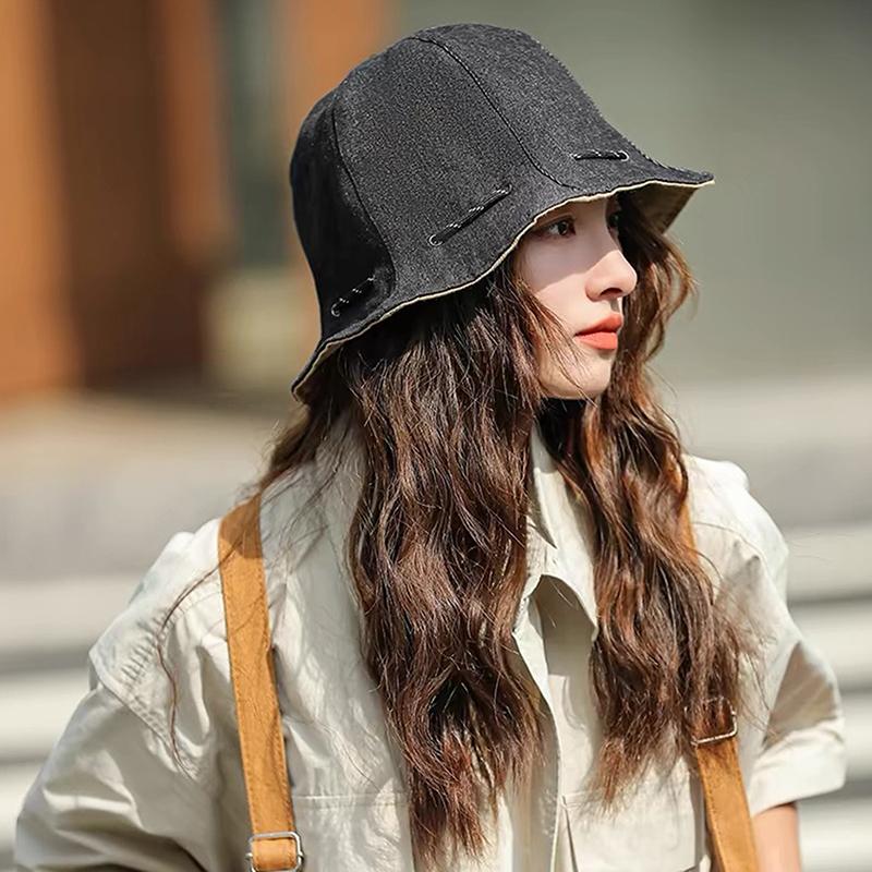 

Dual-Purpose Bucket Hat and Shoulder Bag 2 IN 1 Design, Sunscreen Fisherman Cap for Vacation, Travel, Wide Brim Covers чёрный