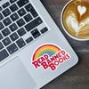 Removable Outdoor Waterproof Vinyl Durable Creative Gift Sticker - Read Banned Books Rainbow Design, Perfect For Laptops, Tablets, Phone Cases