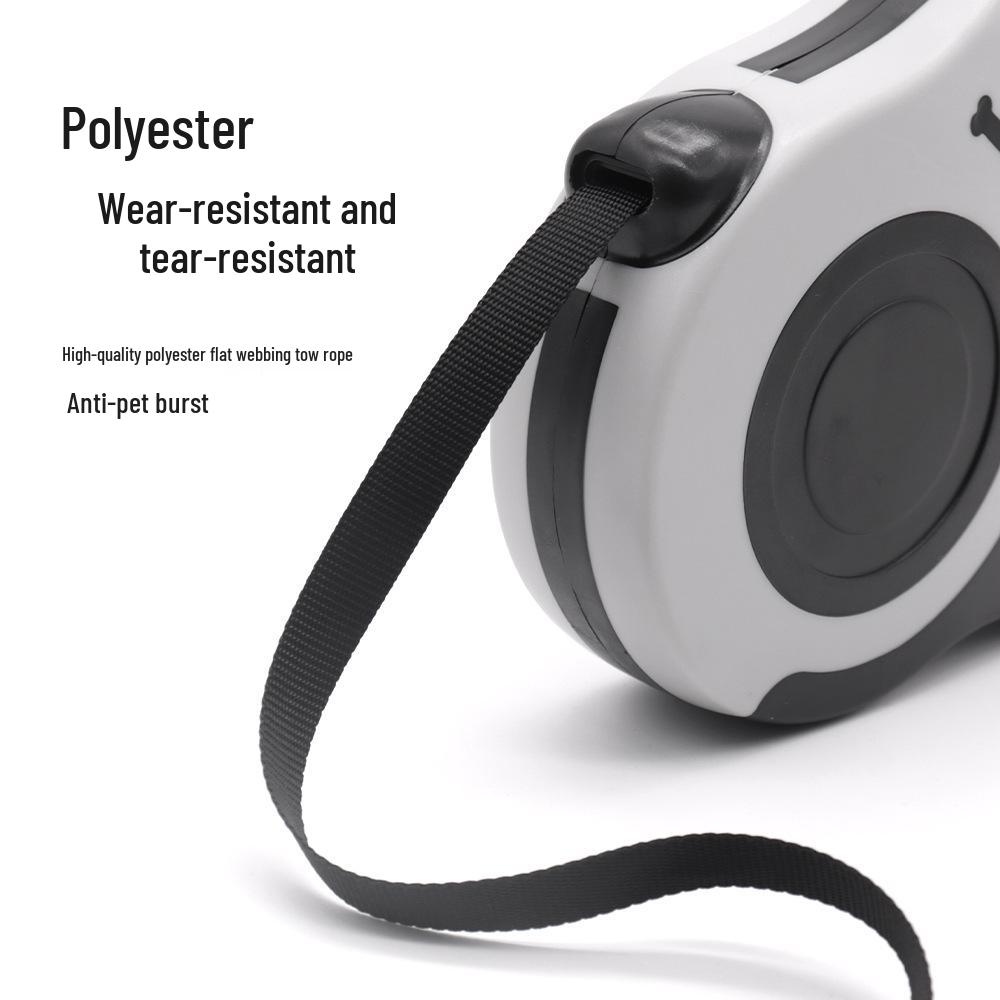 Retractable Pet Leash: Shock-Proof, Gentle On Hands, For Large Dogs and Cats