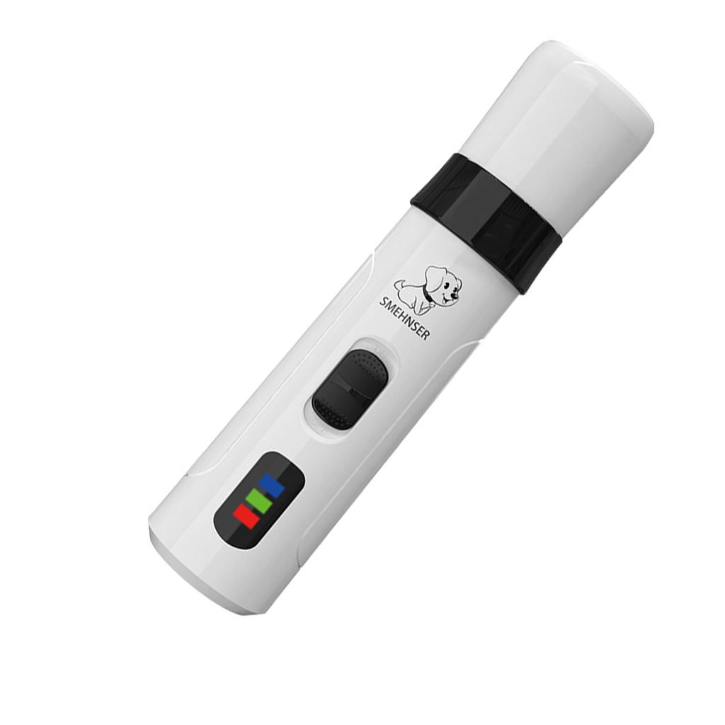 Dog Nail Grinders USB Charging Electric Dog Nail Clippers Vibration Cordless Dog Grooming Safe Clippers for Small Large Dog Cat