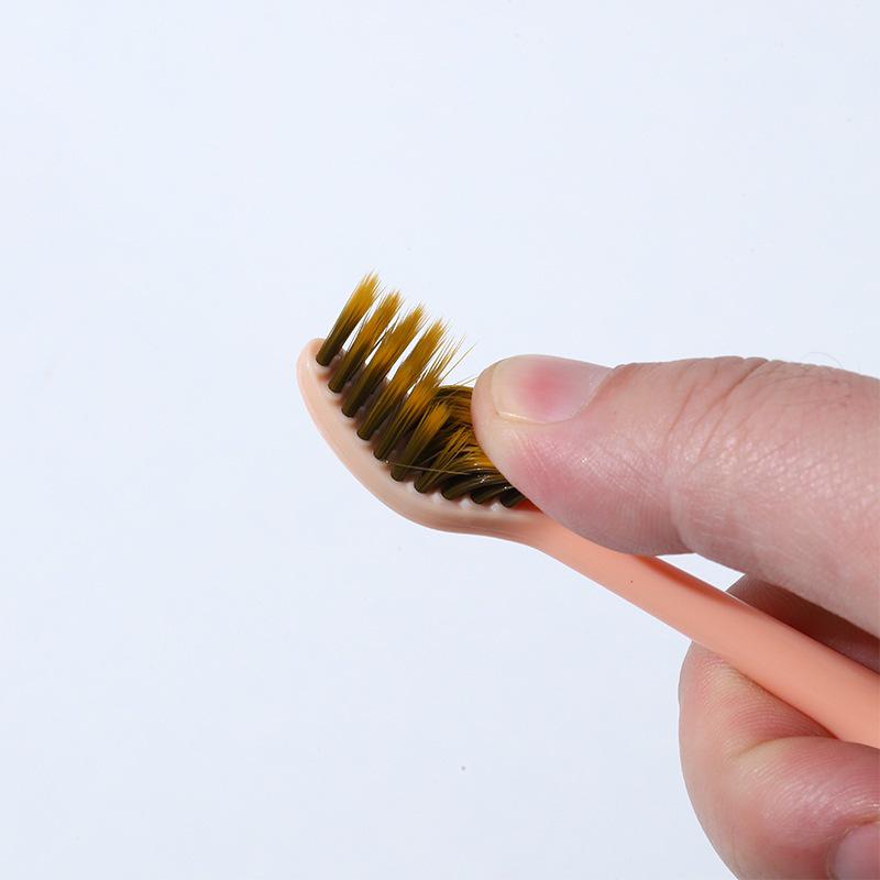 Flower Language Soft Bristle Toothbrush - Curved Head, Travel-Friendly, Double Pack for Couples