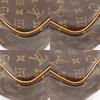 LOUIS VUITTON Deauville Handbag M47270 Boston bag Monogram canvas Women Used