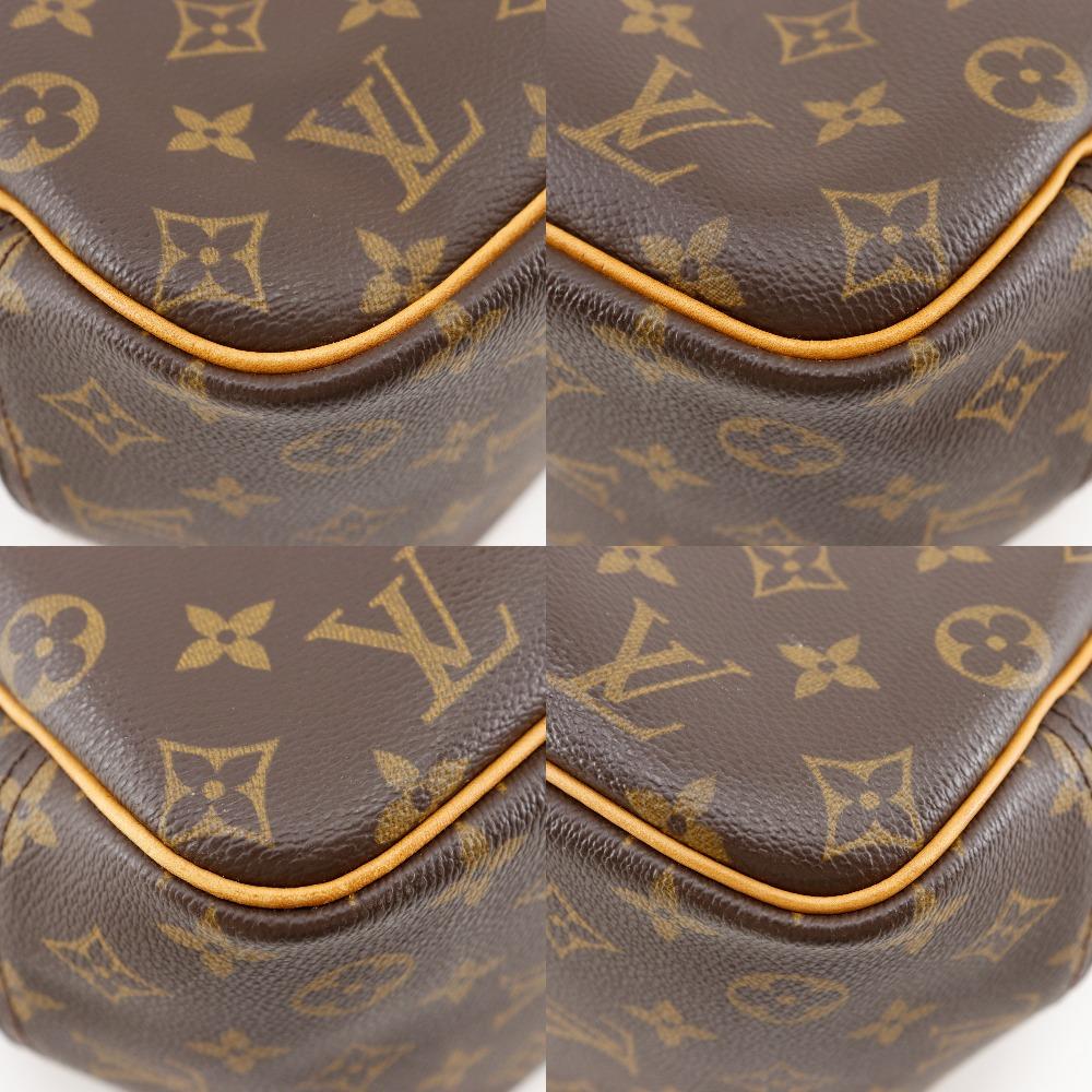 LOUIS VUITTON Deauville Handbag M47270 Boston bag Monogram canvas Women Used
