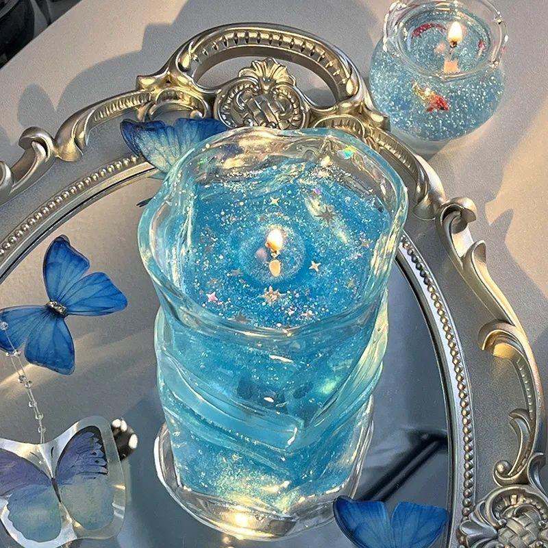 

Ароматические свечи Высококлассный Сенс Мечта Галактика Нишевые Высококлассная Атмосфера Подарки на День Рождения Rattail Sea Salt