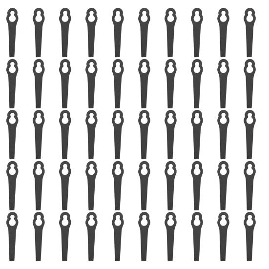 20/50/100Pcs Mower Cutter Blades Ergonomic Design Universal Simple Installation Lawnmower Plastic Cutting Blade Parts Kit