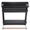 Space Saver Multifunction Kitchen Rack Refrigerator Storage Rack Organizer Shelf Fridge Side Wall Storage Hanging Holder Black