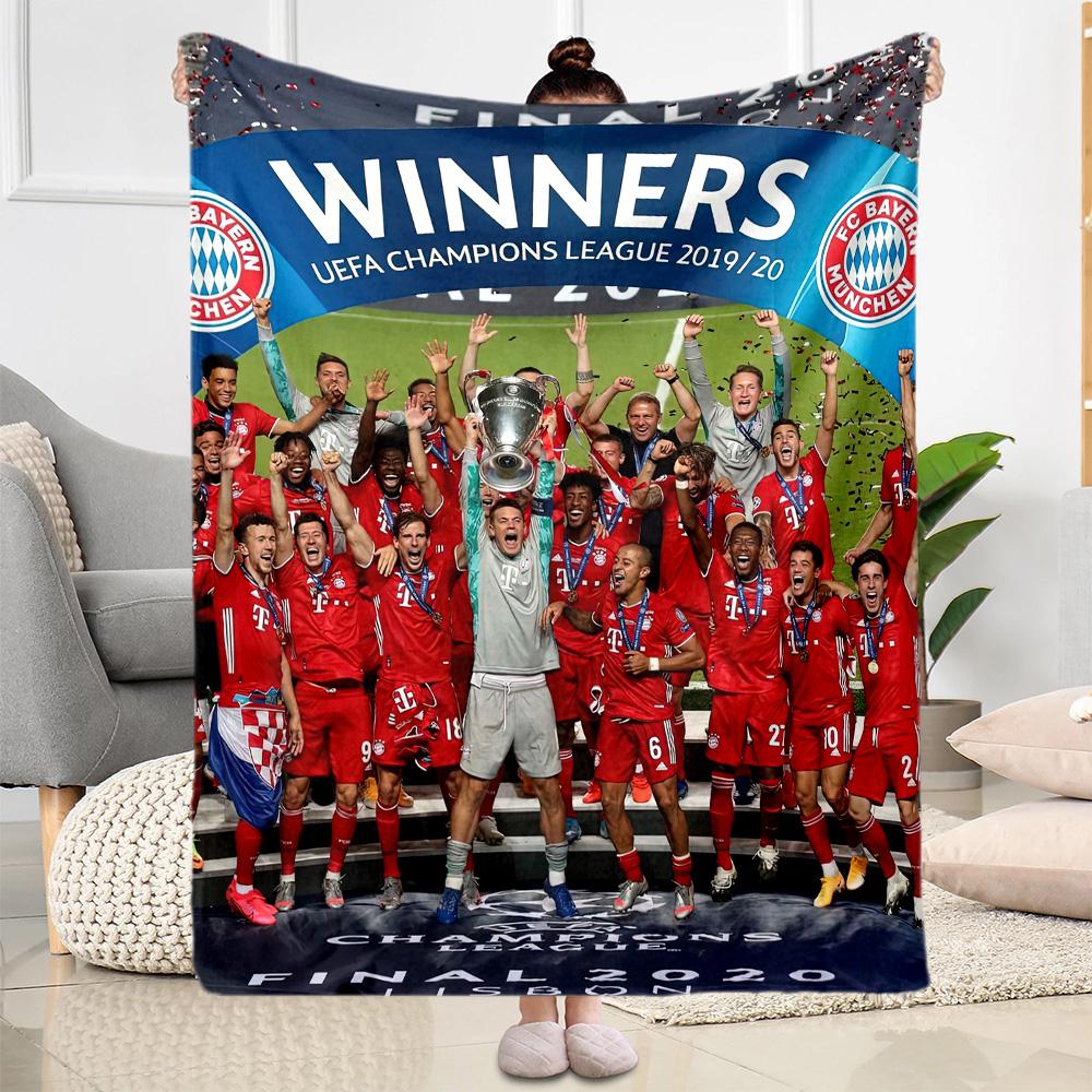 Fc Bayern Munich Blanket Ultrasoft Great For Chair Bedding Office Chair Four Seasons Multipurpose Modern Style Perfect Gift For Relatives And Friends
