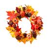 2026 Autumn Halloween Berry Pumpkin Wreath, Home & Door Decoration Vine Ring for Thanksgiving