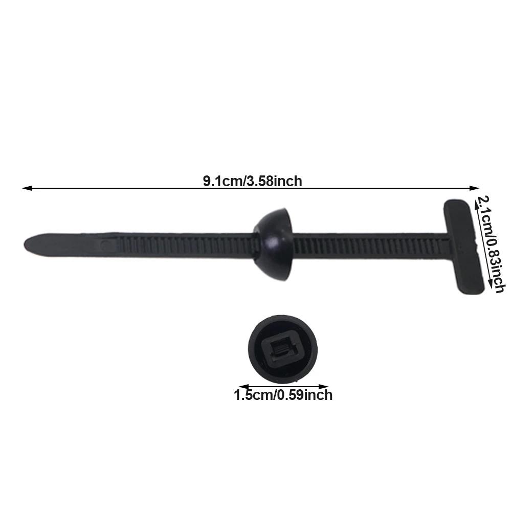 10-30PCS Nylon Cable Tie Buckle Auto Fastener Screw Replacement Clip Car Fender Trunk Engine Guard Panel Wire Management Secure