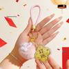 Pure Gold 999 Four-Leaf Clover Phone Pendant & Keychain for Good Luck