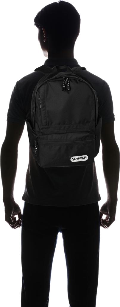 Zaino per Prodotti da Esterno con Copertura, Tasche Laterali, Spazio per A4, Spazio per PC e Spazio per Bottiglie d'Acqua, Grande Capacità 23L, Design Semplice
