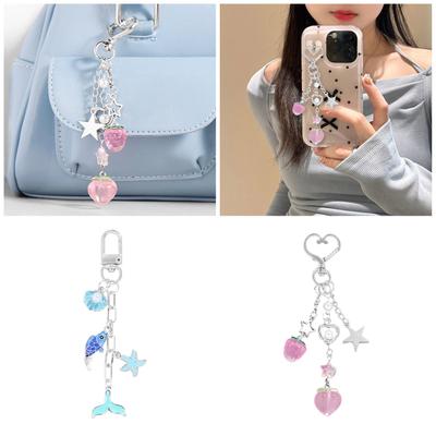 Stilvolle Handy-Schlüsselanhänger-Accessoires Marine-Serie Schlüsselanhänger Handy-Anhänger Niedliche Handy-Accessoires für Frauen und Mädchen