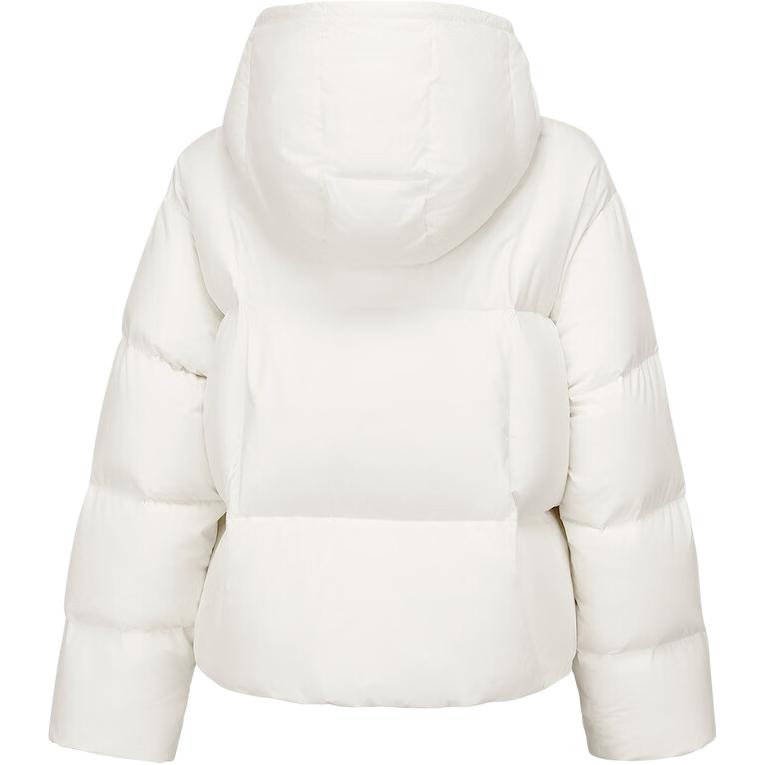Skechers Sports Alliance Series Warm Letter Hooded Zipper Down Jacket Women Outerwear L425W020-0074