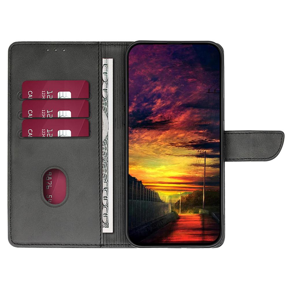 For Samsung Galaxy M55 5G/C55 5G/F55 5G Case Calf Texture Leather Wallet Stand Phone Cover