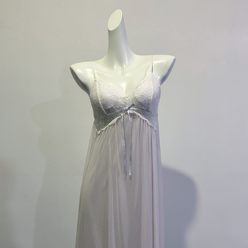 

Gentleman Listen to Me Comfortable Series | Very Soft Modal Cotton High Purity Desire French style Sling Nightdress Length 92 Lavender 155 (s)