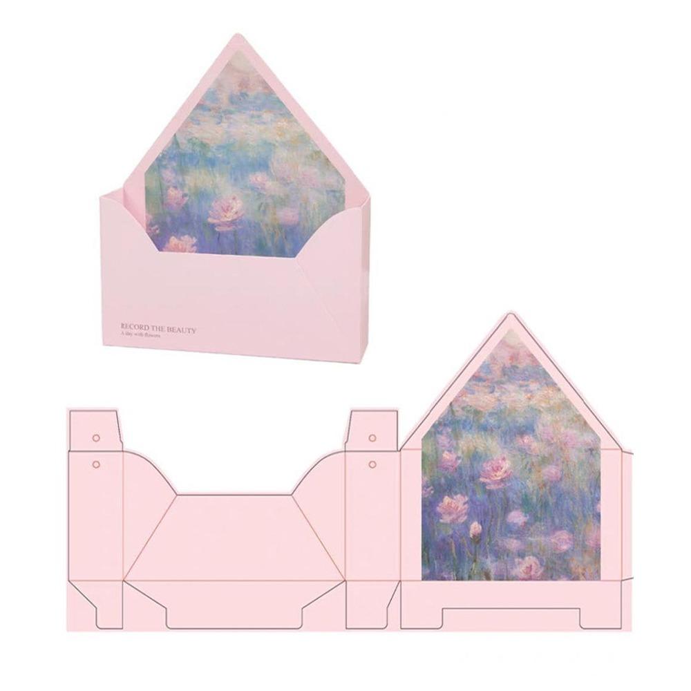 5 Pieces Romantic Flower Gift Box Paper Gift Wrapping Box Floral Arrangement Box Graduation Event