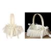 Wedding Baskets for Flower Girls Bridesmaid Anniversary Ceremony Candy Basket