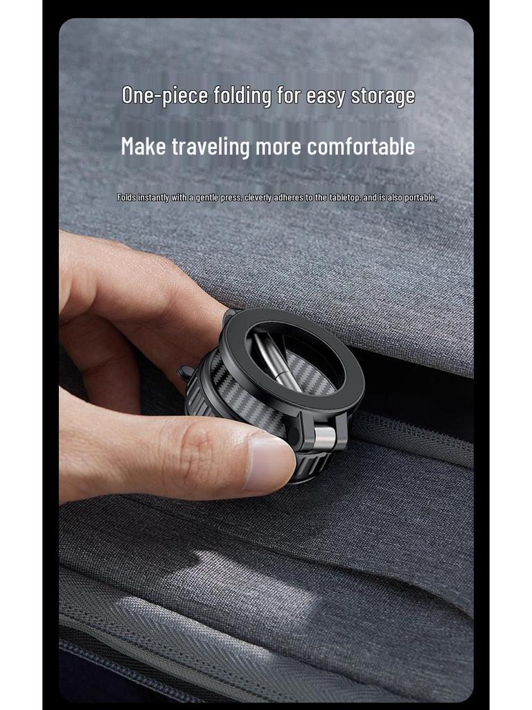 Vacuum Magnetic Rotating Phone Holder for Desktop, Wall, Bathroom, Car, and Live Streaming